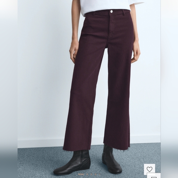 🍷 Mango High Rise culotte jeans - Picture 3 of 10